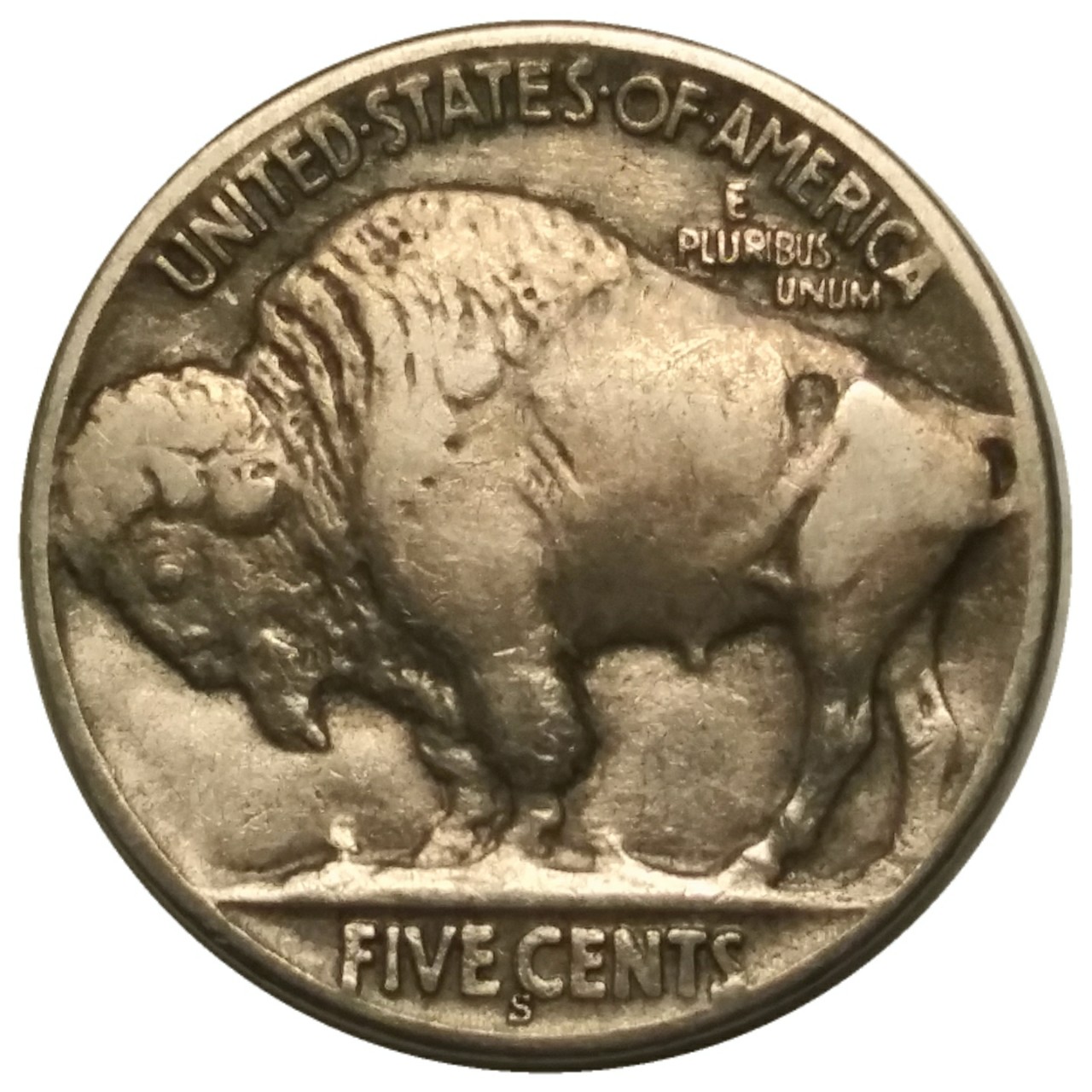 1927-S-5c-Buffalo-Nickel-#5